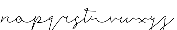 Signatesa Font LOWERCASE