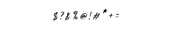 Signatey-Italic Font OTHER CHARS
