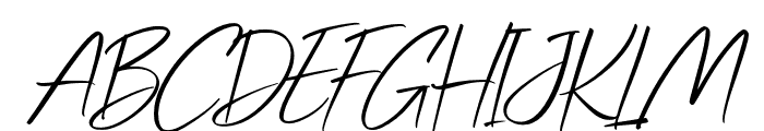 Signatey-Italic Font UPPERCASE
