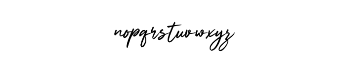 Signatey-Italic Font LOWERCASE