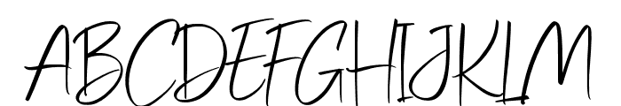 Signatey-Regular Font UPPERCASE