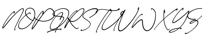 Signathing Italic Font UPPERCASE