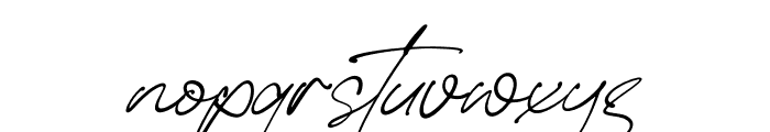 Signathing Italic Font LOWERCASE