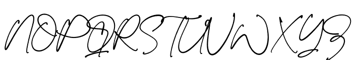 Signathing Font UPPERCASE