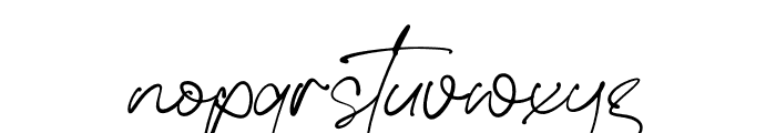 Signathing Font LOWERCASE