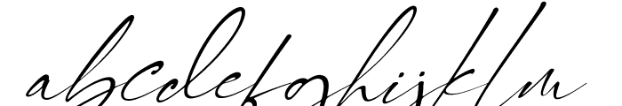 Signatie Font LOWERCASE
