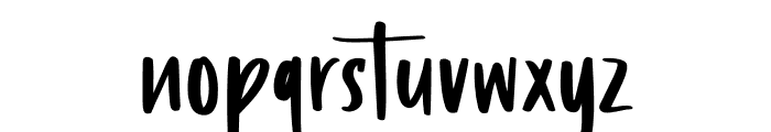 Signator Font LOWERCASE