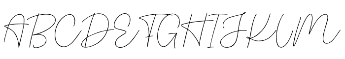 Signatory Font UPPERCASE