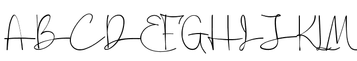 Signatouch Regular Font UPPERCASE