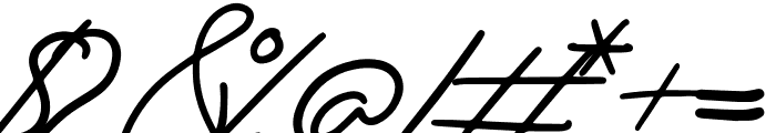 Signatra-Regular Font OTHER CHARS