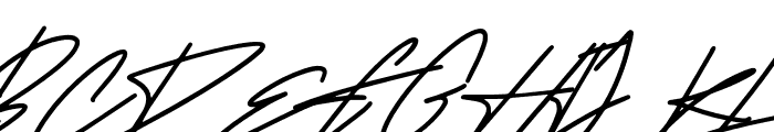 Signatra-Regular Font UPPERCASE
