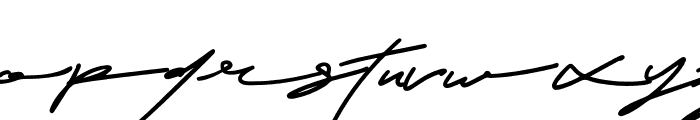 Signatra-Regular Font LOWERCASE