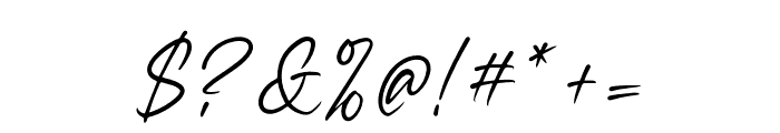 Signatria Regular Font OTHER CHARS