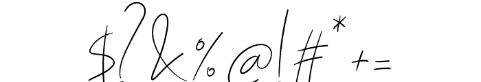 Signatulla Font OTHER CHARS