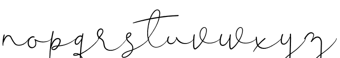 Signatulla Font LOWERCASE