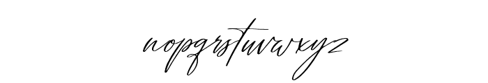 Signature Archive Script Font LOWERCASE