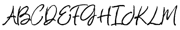 Signature Authentic Font UPPERCASE