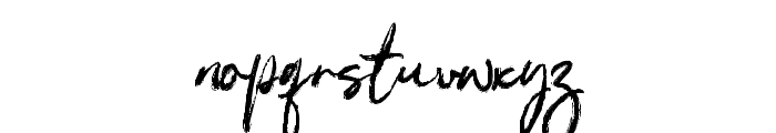 Signature Authentic Font LOWERCASE