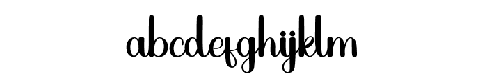 Signature Calligrapy Font LOWERCASE