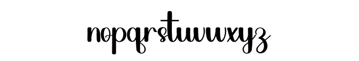 Signature Calligrapy Font LOWERCASE