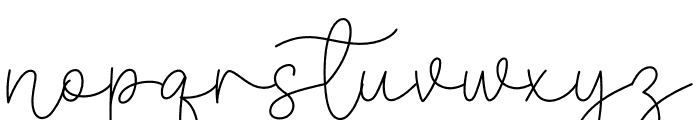 Signature Chocolate Font LOWERCASE