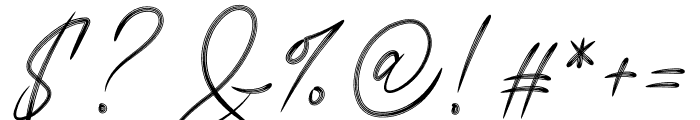 Signature Christmas Font OTHER CHARS