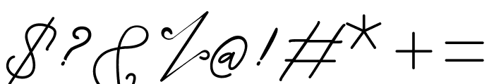 Signature Collection Font OTHER CHARS