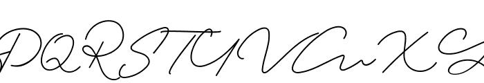 Signature Collection Font UPPERCASE