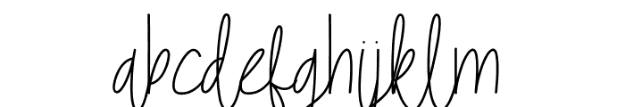 Signature Creative Font LOWERCASE