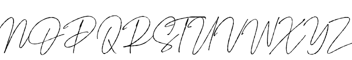Signature Flavour Font UPPERCASE