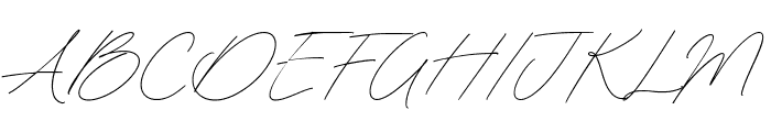 Signature Forest Font UPPERCASE