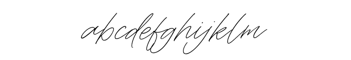 Signature Forest Font LOWERCASE