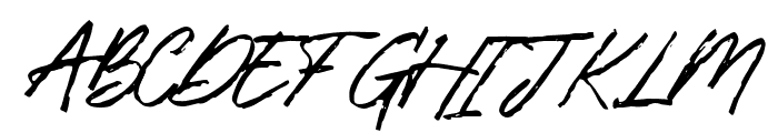 Signature Gon Font UPPERCASE