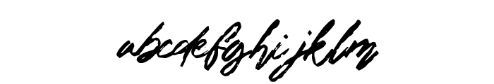 Signature Gon Font LOWERCASE