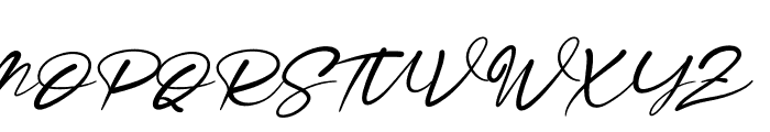 Signature Handmade Font UPPERCASE