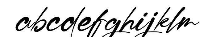 Signature Handmade Font LOWERCASE