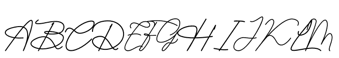 Signature High Font UPPERCASE