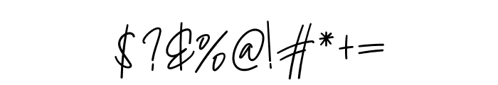 Signature In Card Font OTHER CHARS