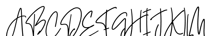 Signature In Card Font UPPERCASE