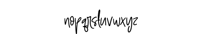 Signature In Card Font LOWERCASE