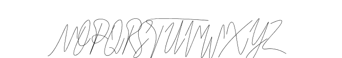 Signature Love Font UPPERCASE