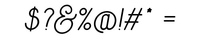 Signature Medium Font OTHER CHARS