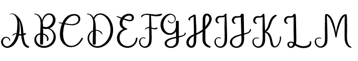 Signature Mild Font UPPERCASE