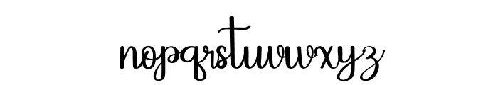 Signature Mild Font LOWERCASE