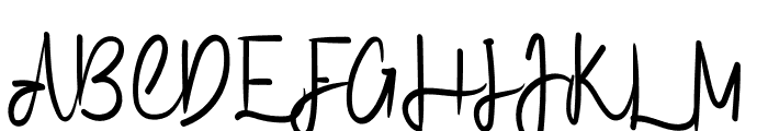 Signature Minimalis Font UPPERCASE
