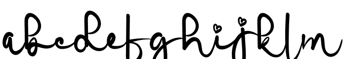 Signature Minimalis Font LOWERCASE