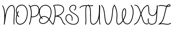 Signature Monoline Font UPPERCASE