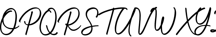 Signature-Regular Font UPPERCASE