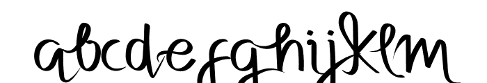 Signature Right Font LOWERCASE