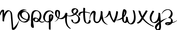 Signature Right Font LOWERCASE